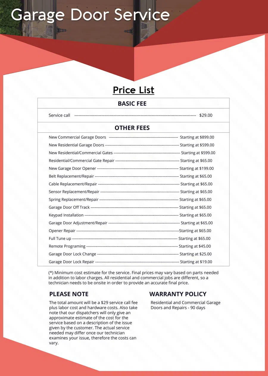 Express Garage Door Service Palmer, TX 469-214-8075